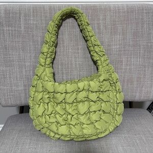 COS quilted small bag in green